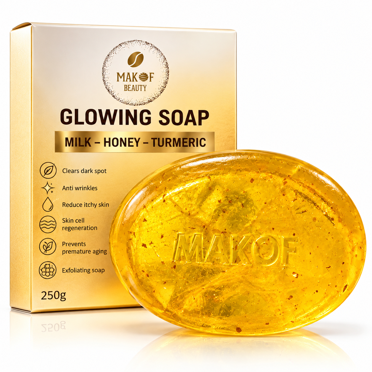 TURMERIC SOAP - BRIGHTENING - DARK SPOTS REMOVER