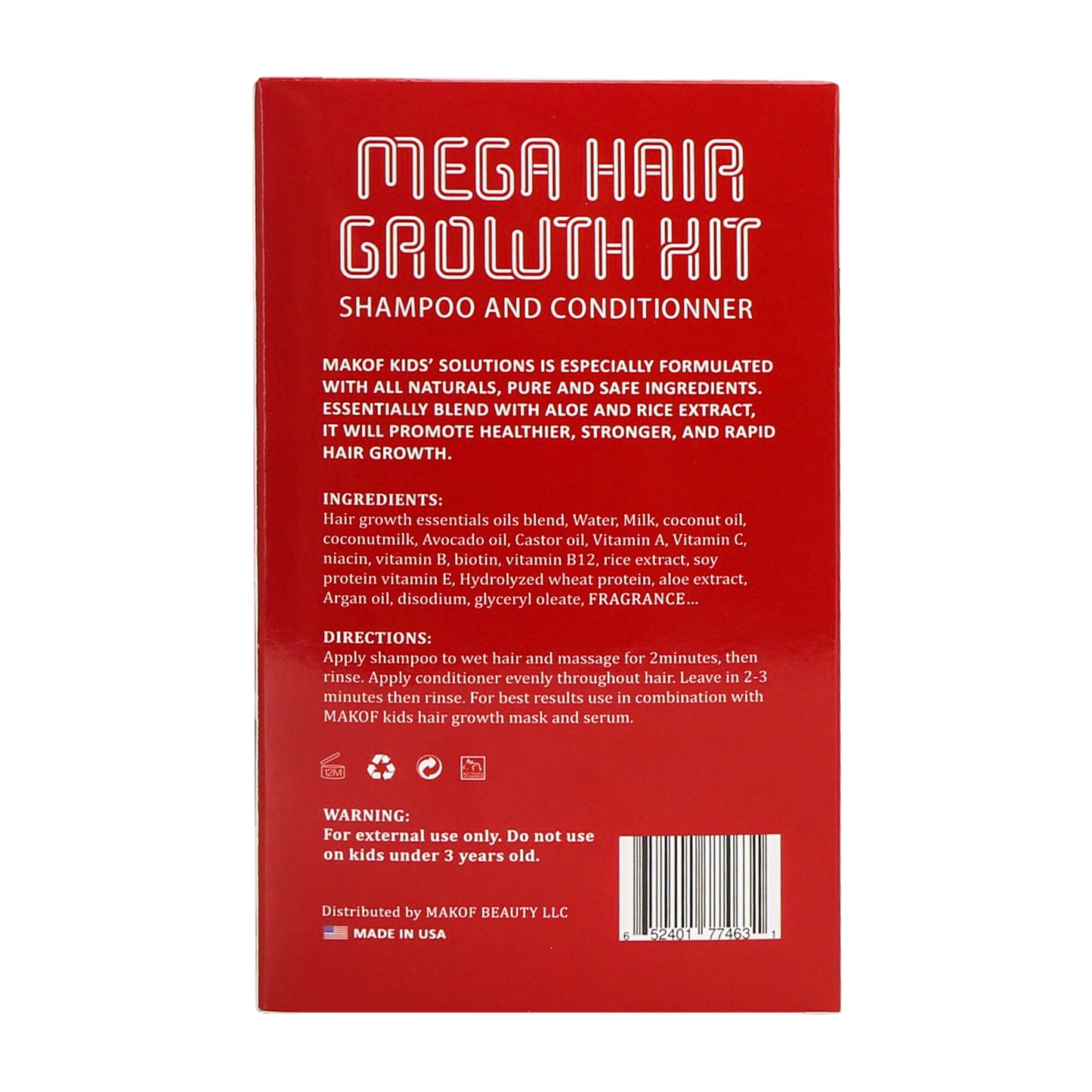 KID’S HAIR GROWTH SET.